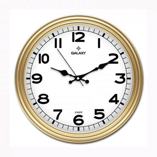 DUVAR SAATİ ALTIN SARISI, ÇAP:30CM AKRİLİK BOYA, ABS, MİNERAL CAM, SESSİZ MAKİNE DUVAR SAATİ ALTIN SARISI, ÇAP:30CM AKRİLİK BOYA, ABS, MİNERAL CAM, SESSİZ MAKİNE
