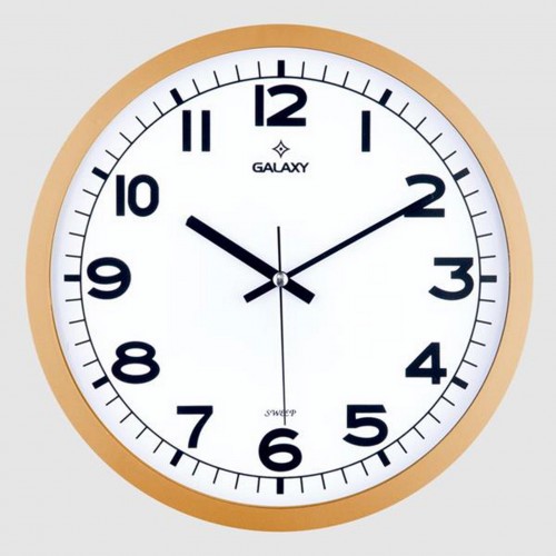 DUVAR SAATİ ALTIN SARISI, ÇAP:29.5CM, AKRİLİK BOYA, ABS, MİNERAL CAM SESSİZ MAKİNE DUVAR SAATİ ALTIN SARISI, ÇAP:29.5CM, AKRİLİK BOYA, ABS, MİNERAL CAM SESSİZ MAKİNE