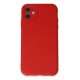Newface iPhone 11 Kılıf First Silikon - Kırmızı
