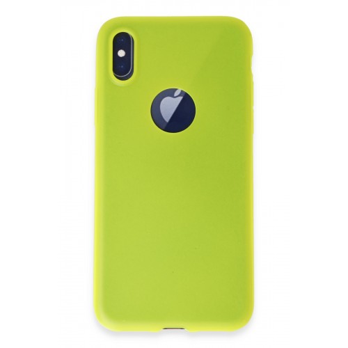 Newface iPhone XS Kılıf First Silikon - Parlak Sarı Newface iPhone XS Kılıf First Silikon - Parlak Sarı
