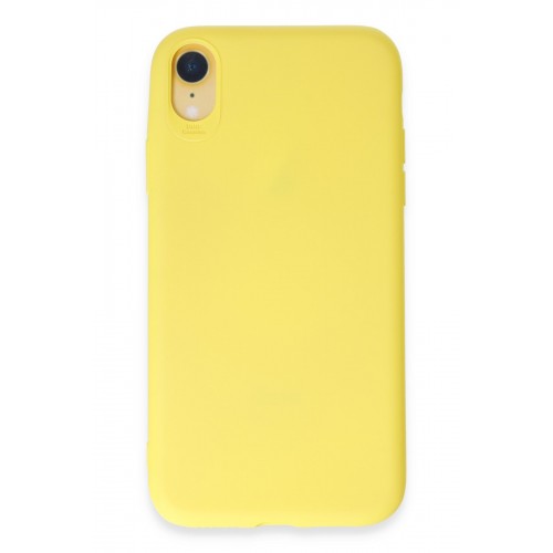 Newface iPhone XR Kılıf First Silikon - Sarı Newface iPhone XR Kılıf First Silikon - Sarı