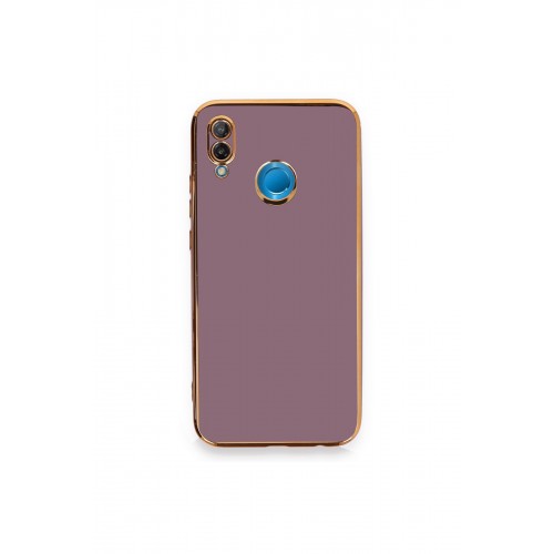 Newface Huawei P20 Lite Kılıf Volet Silikon - Mor Newface Huawei P20 Lite Kılıf Volet Silikon - Mor