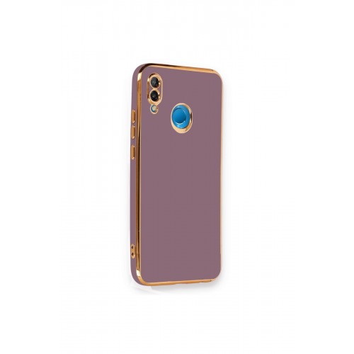 Newface Huawei P20 Lite Kılıf Volet Silikon - Mor Newface Huawei P20 Lite Kılıf Volet Silikon - Mor