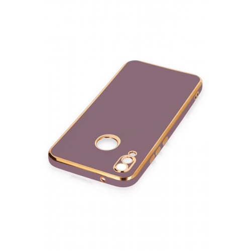 Newface Huawei P20 Lite Kılıf Volet Silikon - Mor Newface Huawei P20 Lite Kılıf Volet Silikon - Mor