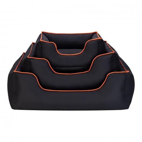 Pet Comfort Alpha Kedi ve Köpek Yatağı Siyah w Turuncu Biye S 60x50cm Pet Comfort Alpha Kedi ve Köpek Yatağı Siyah w Turuncu Biye S 60x50cm
