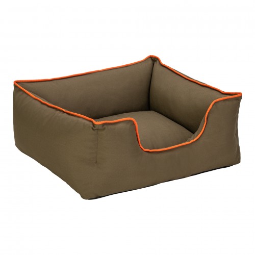 Pet Comfort Alpha Kedi ve Köpek Yatağı Haki w Turuncu Biye S 60x50cm Pet Comfort Alpha Kedi ve Köpek Yatağı Haki w Turuncu Biye S 60x50cm
