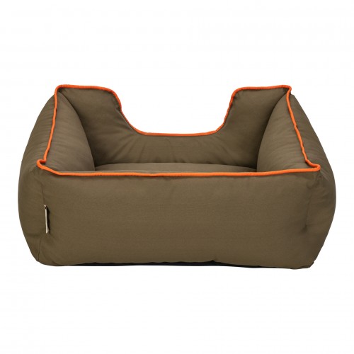 Pet Comfort Alpha Kedi ve Köpek Yatağı Haki w Turuncu Biye S 60x50cm Pet Comfort Alpha Kedi ve Köpek Yatağı Haki w Turuncu Biye S 60x50cm