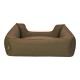 Pet Comfort Alpha  Köpek Yatağı Haki w Turuncu Biye L 105x85cm