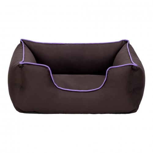 Pet Comfort Alpha Kedi ve Köpek Yatağı Kahverengi w Mor Biye S 60x50cm Pet Comfort Alpha Kedi ve Köpek Yatağı Kahverengi w Mor Biye S 60x50cm