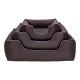 Pet Comfort Alpha Köpek Yatağı Kahverengi w Mor Biye L 105x85cm Pet Comfort Alpha Köpek Yatağı Kahverengi w Mor Biye L 105x85cm