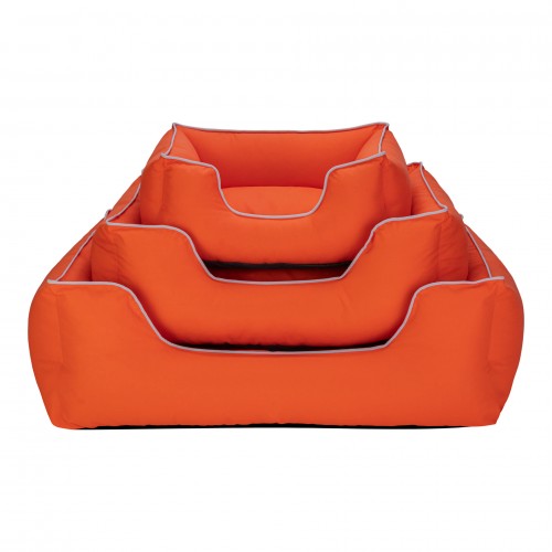 Pet Comfort Alpha Kedi ve Köpek Yatağı Turuncu w Beyaz Biye S 60x50cm Pet Comfort Alpha Kedi ve Köpek Yatağı Turuncu w Beyaz Biye S 60x50cm
