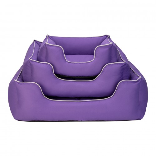 Pet Comfort Alpha Kedi ve Köpek Yatağı Mor w Beyaz Biye S 60x50cm Pet Comfort Alpha Kedi ve Köpek Yatağı Mor w Beyaz Biye S 60x50cm