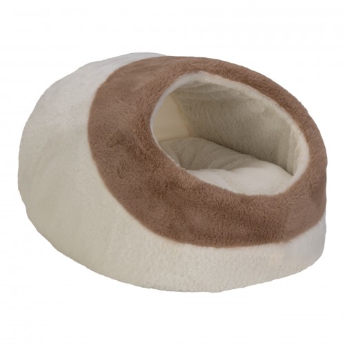 Pet Comfort Nest Kedi Yatağı Ecru/Kahverengi 40x40cm Pet Comfort Nest Kedi Yatağı Ecru/Kahverengi 40x40cm