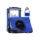 Newface Samsung Galaxy X200 Tab A8 10.5 Kılıf Amazing Tablet Kapak - Mavi