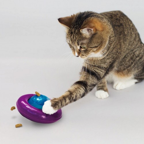 Kong Infused Cat Gyro Kediotlu ve Zilli Kedi Oyun Topu Kong Infused Cat Gyro Kediotlu ve Zilli Kedi Oyun Topu