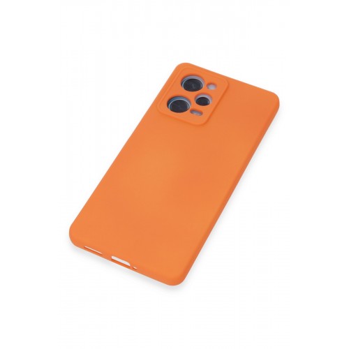 Newface Xiaomi Redmi Note 12 5G Kılıf Nano içi Kadife Silikon - Turuncu Newface Xiaomi Redmi Note 12 5G Kılıf Nano içi Kadife Silikon - Turuncu