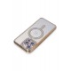 Newface iPhone 14 Pro Kılıf Joke Simli Magneticsafe Kılıf - Gold
