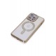 Newface iPhone 14 Pro Kılıf Joke Simli Magneticsafe Kılıf - Gold