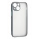 Newface iPhone 15 Plus Kılıf Montreal Silikon Kapak - Gri