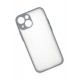 Newface iPhone 15 Plus Kılıf Montreal Silikon Kapak - Gri