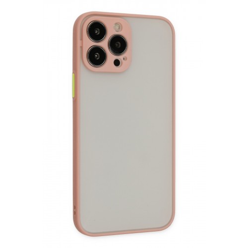 Newface iPhone 15 Pro Kılıf Montreal Silikon Kapak - Pembe Newface iPhone 15 Pro Kılıf Montreal Silikon Kapak - Pembe
