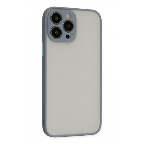 Newface iPhone 15 Pro Max Kılıf Montreal Silikon Kapak - Gri Newface iPhone 15 Pro Max Kılıf Montreal Silikon Kapak - Gri