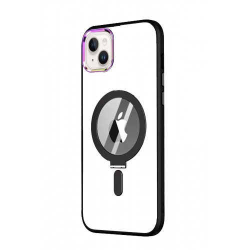 Newface iPhone 15 Kılıf Mudo Magneticsafe Standlı Kapak - Siyah Newface iPhone 15 Kılıf Mudo Magneticsafe Standlı Kapak - Siyah
