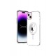 Newface iPhone 15 Kılıf Mudo Magneticsafe Standlı Kapak - Şeffaf Newface iPhone 15 Kılıf Mudo Magneticsafe Standlı Kapak - Şeffaf