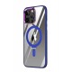 Newface iPhone 15 Pro Kılıf Mudo Magneticsafe Standlı Kapak - Lacivert