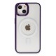 Newface iPhone 15 Kılıf Room Magneticsafe Silikon - Derin Mor