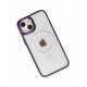 Newface iPhone 15 Kılıf Room Magneticsafe Silikon - Derin Mor