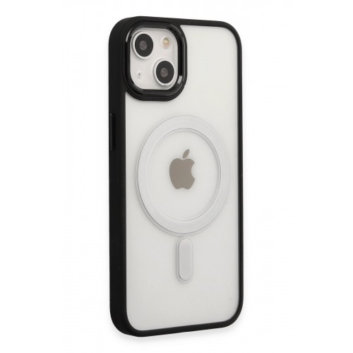 Newface iPhone 15 Pro Kılıf Room Magneticsafe Silikon - Siyah