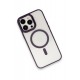 Newface iPhone 15 Pro Kılıf Room Magneticsafe Silikon - Derin Mor