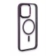 Newface iPhone 15 Pro Kılıf Room Magneticsafe Silikon - Derin Mor