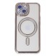 Newface iPhone 15 Kılıf Joke Simli Magneticsafe Kılıf - Pembe