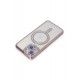 Newface iPhone 15 Kılıf Joke Simli Magneticsafe Kılıf - Pembe