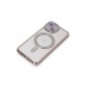 Newface iPhone 15 Kılıf Joke Simli Magneticsafe Kılıf - Pembe