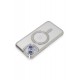 Newface iPhone 15 Kılıf Joke Simli Magneticsafe Kılıf - Gümüş