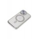 Newface iPhone 15 Kılıf Joke Simli Magneticsafe Kılıf - Gümüş