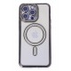 Newface iPhone 15 Pro Max Kılıf Joke Simli Magneticsafe Kılıf - Derin Mor Newface iPhone 15 Pro Max Kılıf Joke Simli Magneticsafe Kılıf - Derin Mor