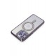 Newface iPhone 15 Pro Max Kılıf Joke Simli Magneticsafe Kılıf - Derin Mor Newface iPhone 15 Pro Max Kılıf Joke Simli Magneticsafe Kılıf - Derin Mor