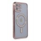 Newface iPhone 11 Kılıf Joke Simli Magneticsafe Kılıf - Pembe Newface iPhone 11 Kılıf Joke Simli Magneticsafe Kılıf - Pembe