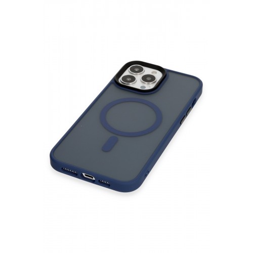 Newface iPhone 14 Pro Kılıf Trex Magneticsafe Kapak - Mavi Newface iPhone 14 Pro Kılıf Trex Magneticsafe Kapak - Mavi