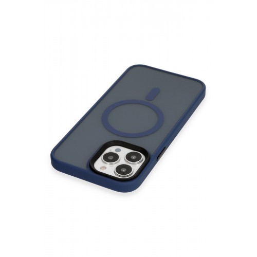 Newface iPhone 14 Pro Kılıf Trex Magneticsafe Kapak - Mavi Newface iPhone 14 Pro Kılıf Trex Magneticsafe Kapak - Mavi