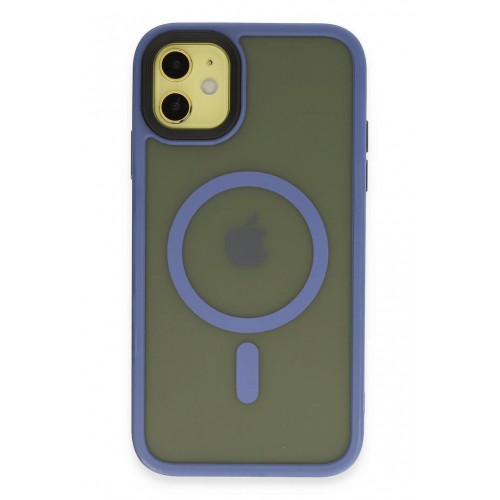 Newface iPhone 11 Kılıf Trex Magneticsafe Kapak - Sierra Blue Newface iPhone 11 Kılıf Trex Magneticsafe Kapak - Sierra Blue