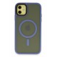 Newface iPhone 11 Kılıf Trex Magneticsafe Kapak - Sierra Blue