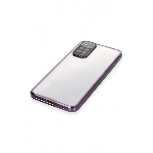 Newface Xiaomi Redmi Note 12S Kılıf Razer Lensli Silikon - Mor Newface Xiaomi Redmi Note 12S Kılıf Razer Lensli Silikon - Mor