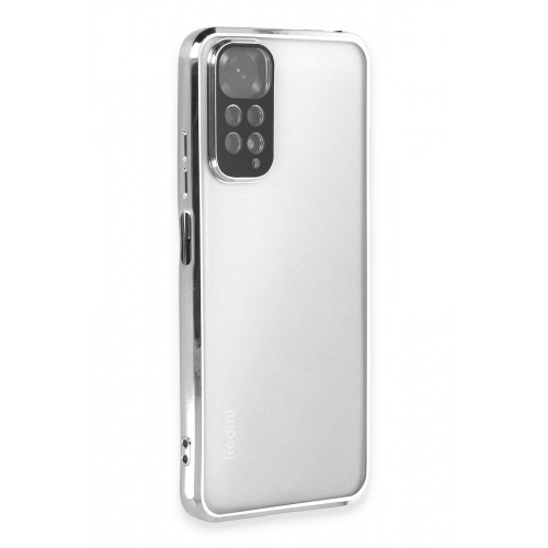 Newface Xiaomi Redmi Note 12S Kılıf Razer Lensli Silikon - Gümüş Newface Xiaomi Redmi Note 12S Kılıf Razer Lensli Silikon - Gümüş