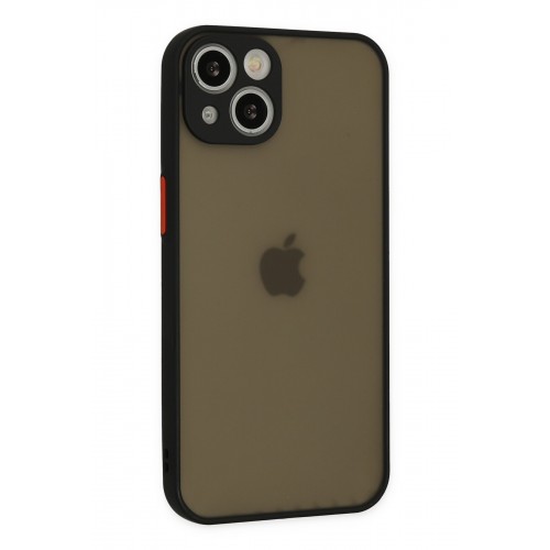 Newface iPhone 15 Kılıf Montreal Silikon Kapak - Siyah Newface iPhone 15 Kılıf Montreal Silikon Kapak - Siyah