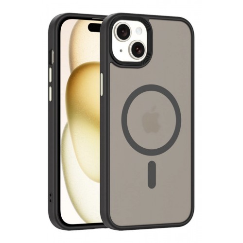 Newface iPhone 15 Plus Kılıf Trex Magneticsafe Kapak - Siyah Newface iPhone 15 Plus Kılıf Trex Magneticsafe Kapak - Siyah
